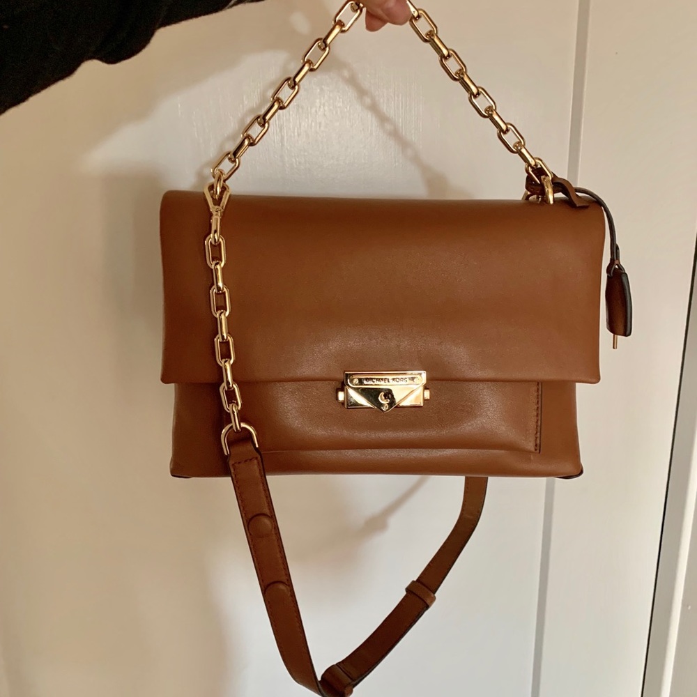 Michael Michael Kors leather flap shoulder bag
